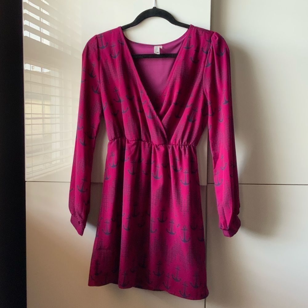 Gorgeous Anchor Dress with Elastic Waist